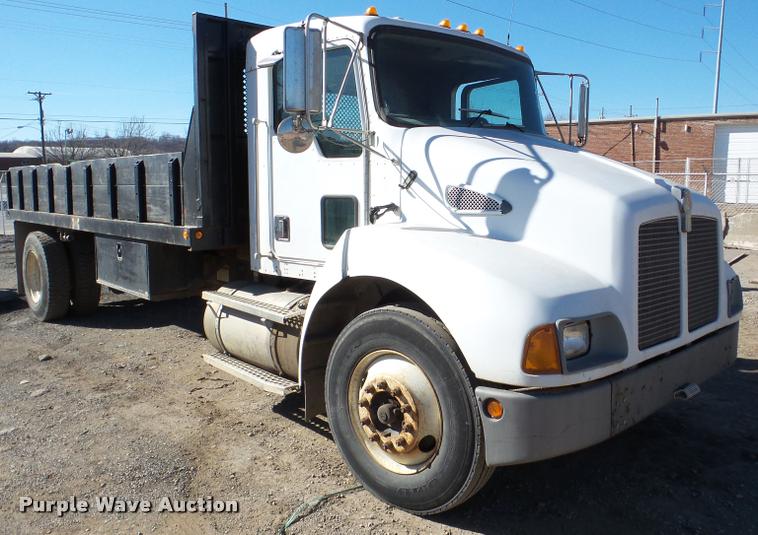 image for item DA7362 1998 Kenworth T300 flatbed dump truck