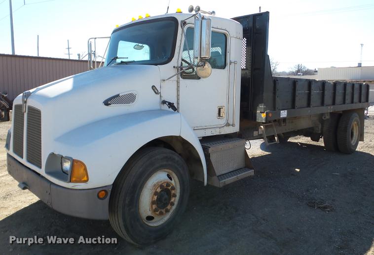 image for item DA7362 1998 Kenworth T300 flatbed dump truck
