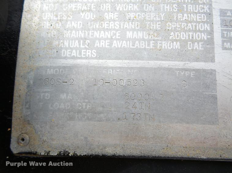 image for item DA7363 Daewoo G30S-2 forklift