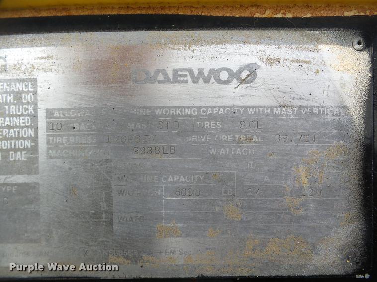 image for item DA7363 Daewoo G30S-2 forklift