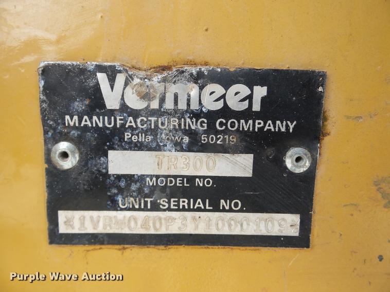 image for item DA7364 2000 Vermeer RT700 trencher