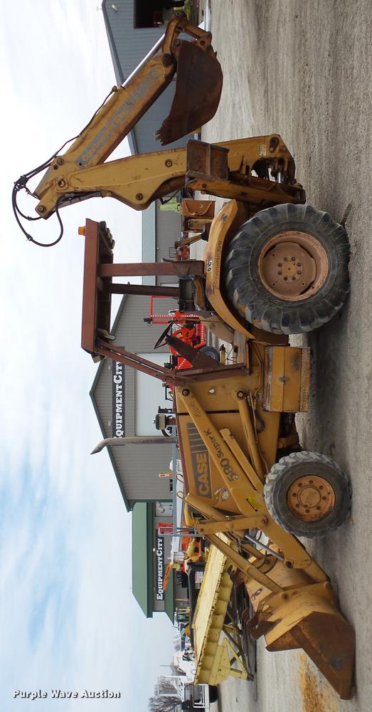 image for item DA7370 1991 Case 580 Super K backhoe