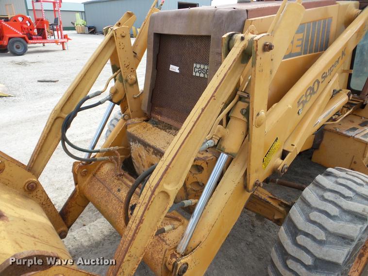 image for item DA7370 1991 Case 580 Super K backhoe