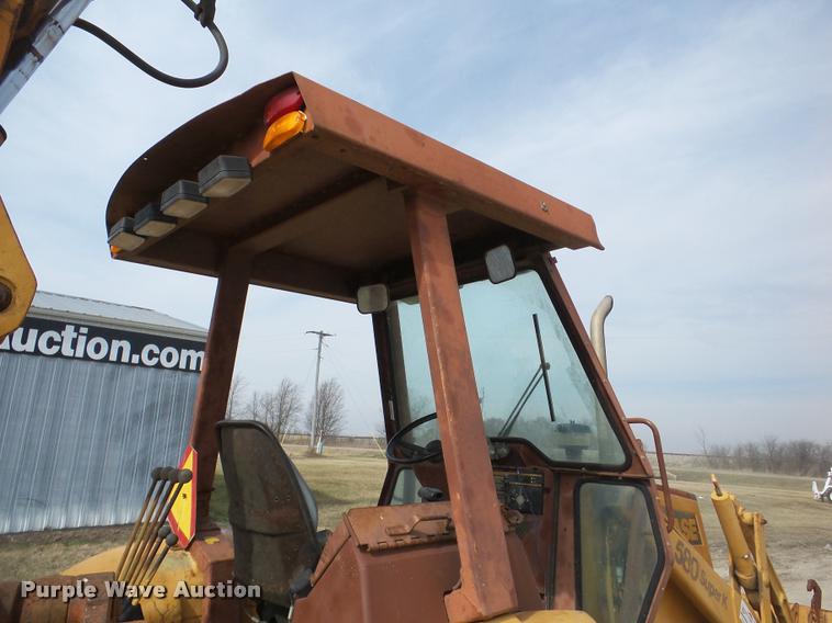 image for item DA7370 1991 Case 580 Super K backhoe