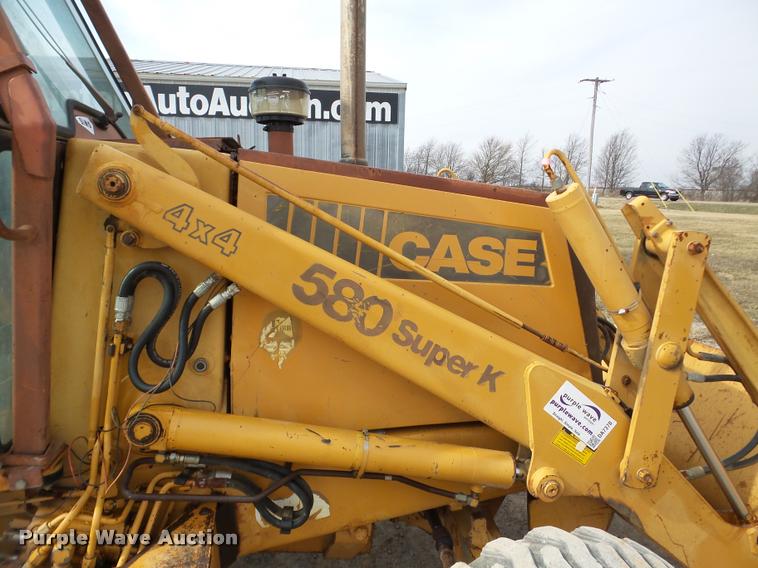 image for item DA7370 1991 Case 580 Super K backhoe