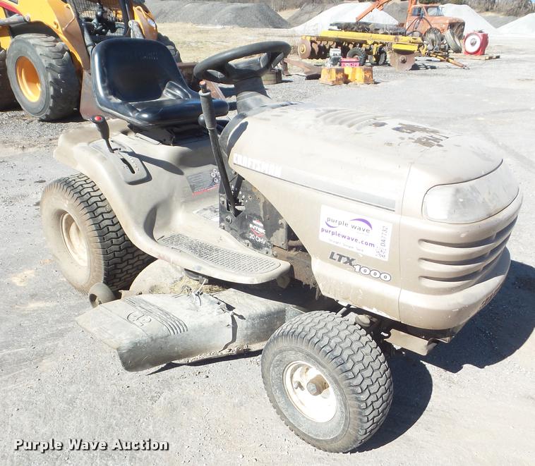 image for item DA7732 Craftsman LTX1000 lawn mower