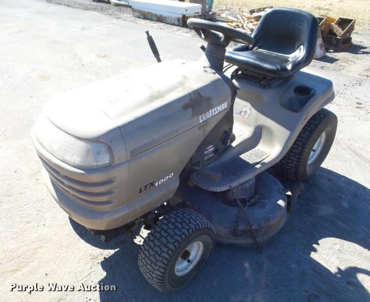 image for item DA7732 Craftsman LTX1000 lawn mower