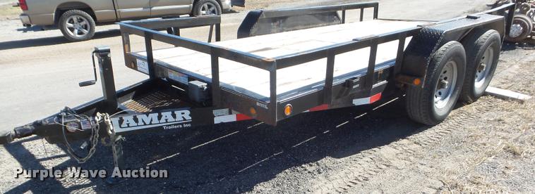 image for item DA7734 2014 Lamar utility trailer