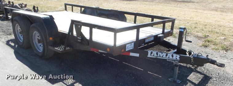 image for item DA7734 2014 Lamar utility trailer
