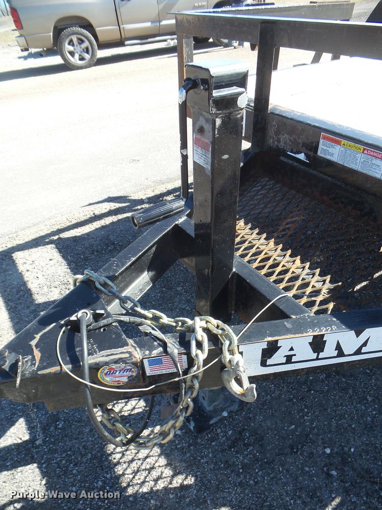 image for item DA7734 2014 Lamar utility trailer