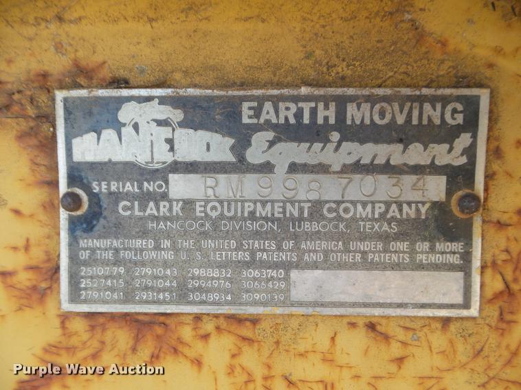 image for item DA7737 Hancock 8R4 scraper