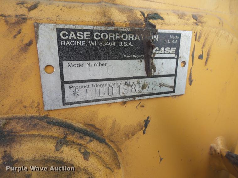 image for item DB0572 1997 Case 580 Super L backhoe