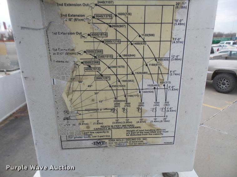 image for item DB0663 2008 Ford F550 Super Duty service truck with crane