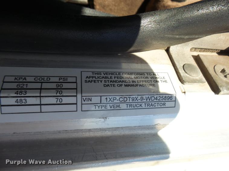 image for item DB2375 1998 Peterbilt 377 dump truck