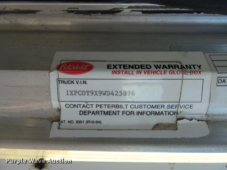 image for item DB2375 1998 Peterbilt 377 dump truck