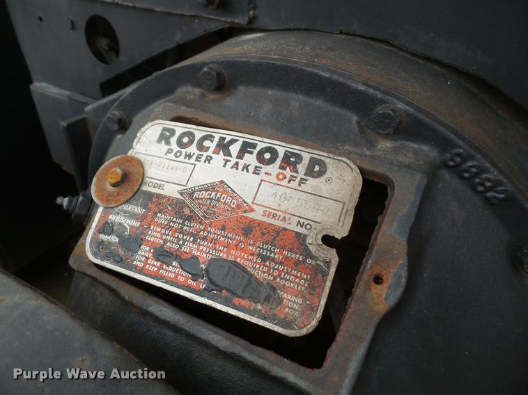 image for item DB2999 1964 Hendrickson carrier with Willams LDH60 hole digger drill rig