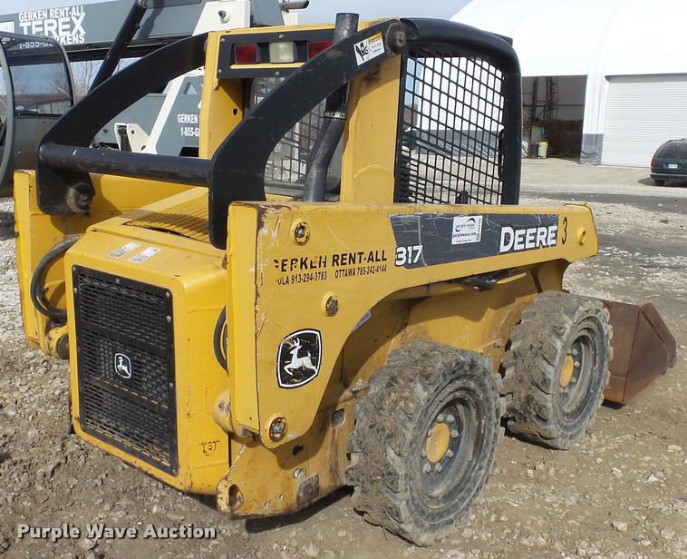 image for item DB3790 2008 John Deere 317 skid steer