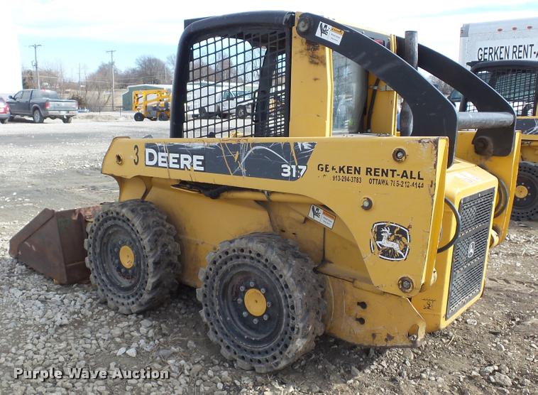 image for item DB3790 2008 John Deere 317 skid steer