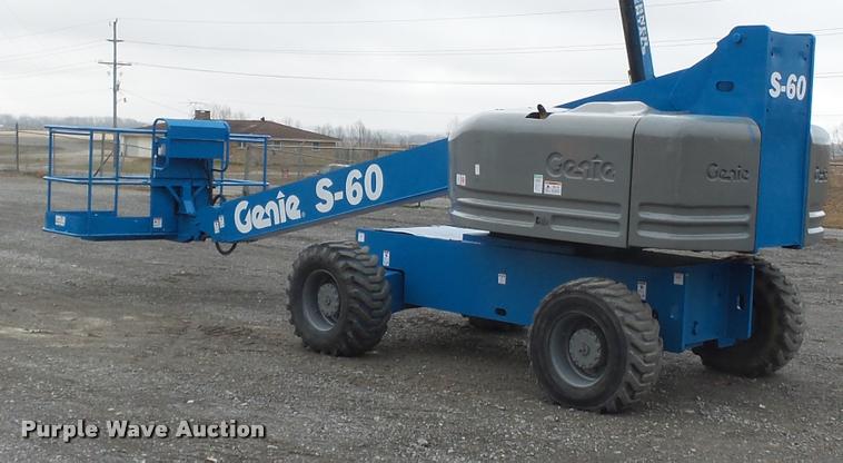 image for item K3335 1999 Genie S60 boom lift