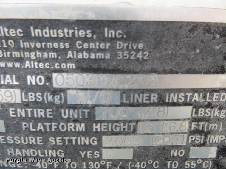 image for item K3337 2004 International 7500 bucket truck