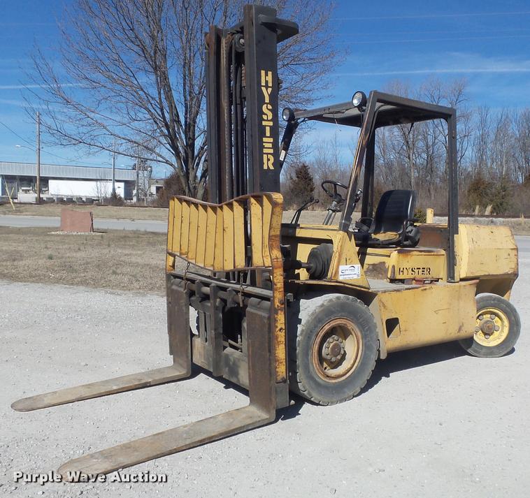 image for item K7701 1987 Hyster H90XL rough terrain forklift