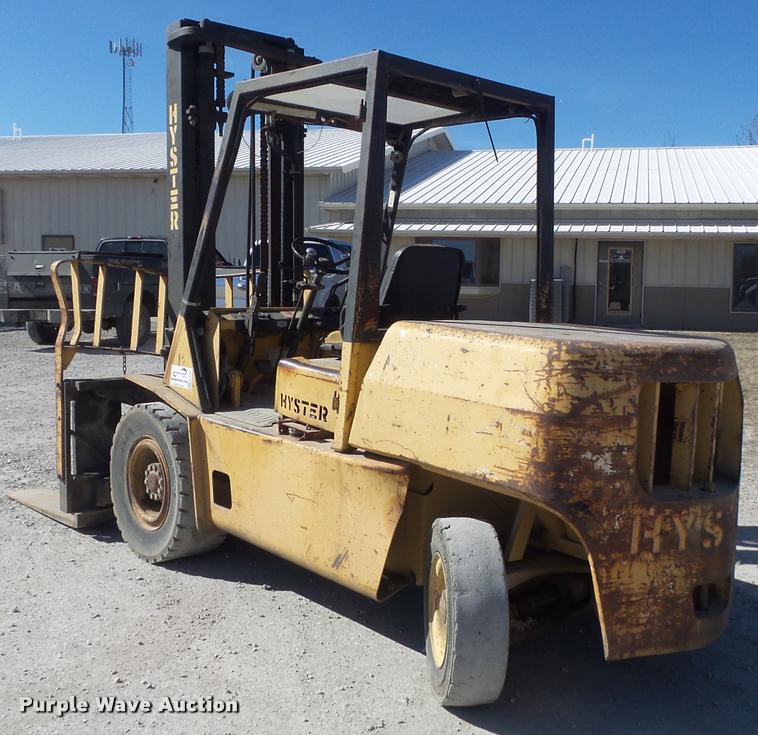 image for item K7701 1987 Hyster H90XL rough terrain forklift