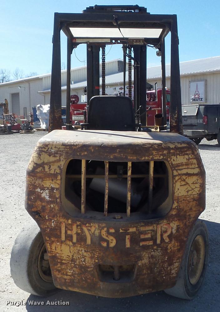 image for item K7701 1987 Hyster H90XL rough terrain forklift