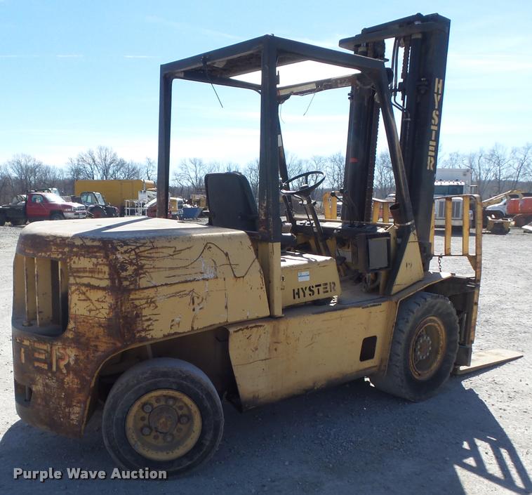 image for item K7701 1987 Hyster H90XL rough terrain forklift