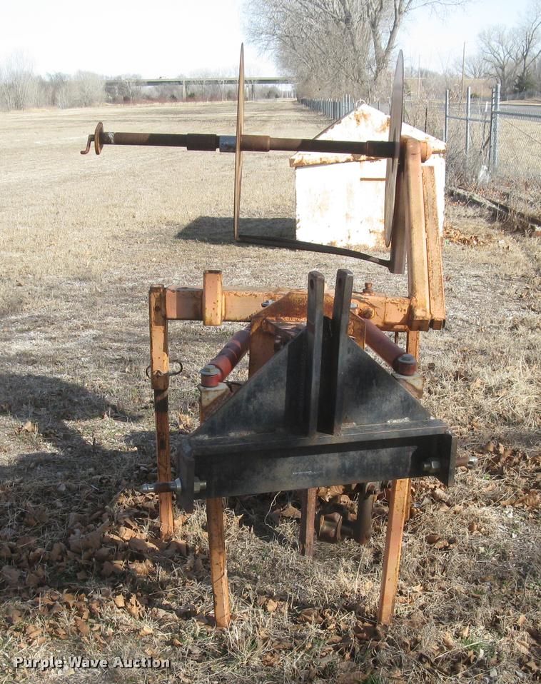 image for item L3938 Shop built silt fence plow