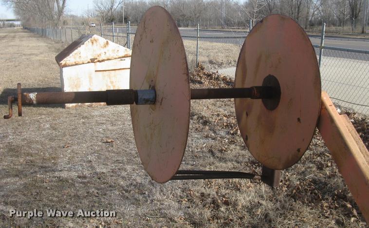 image for item L3938 Shop built silt fence plow