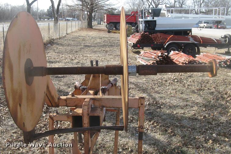 image for item L3938 Shop built silt fence plow
