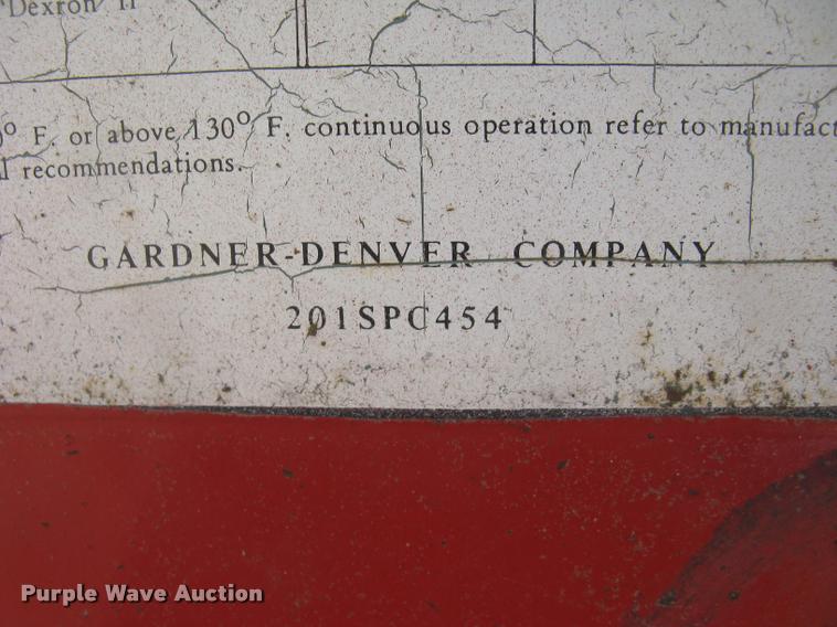 image for item L3942 Gardner Denver air compressor
