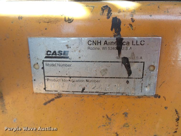 image for item L4593 2007 Case 465 skid steer