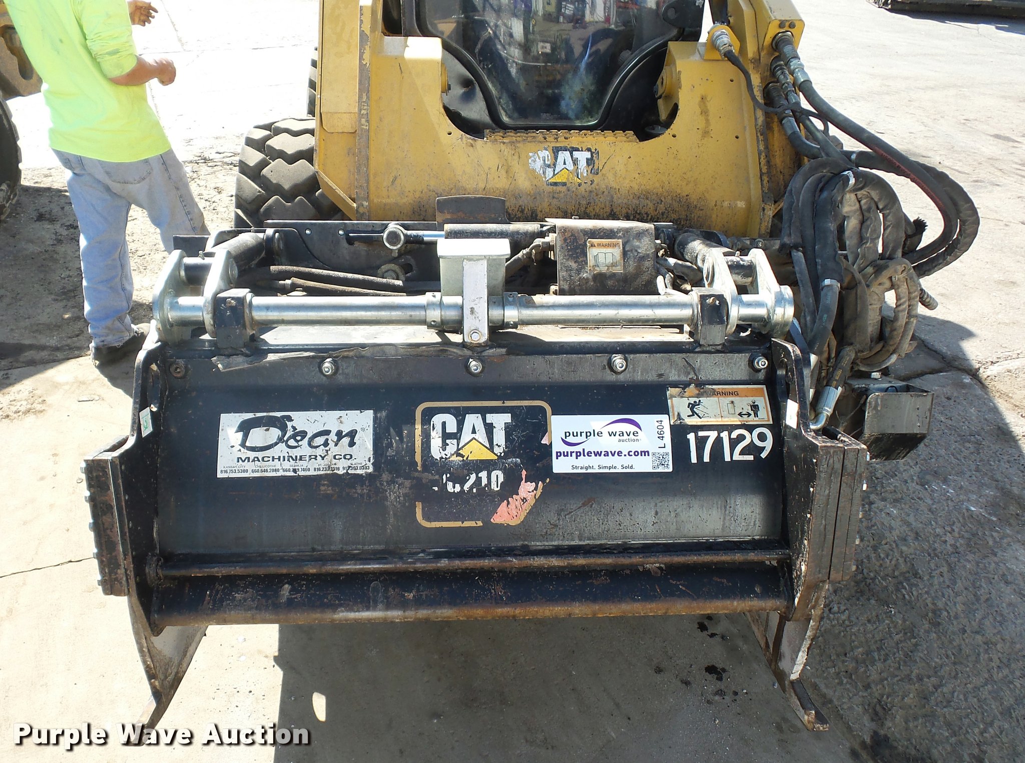 2011 Caterpillar PC210 skid steer milling attachment in North Kansas