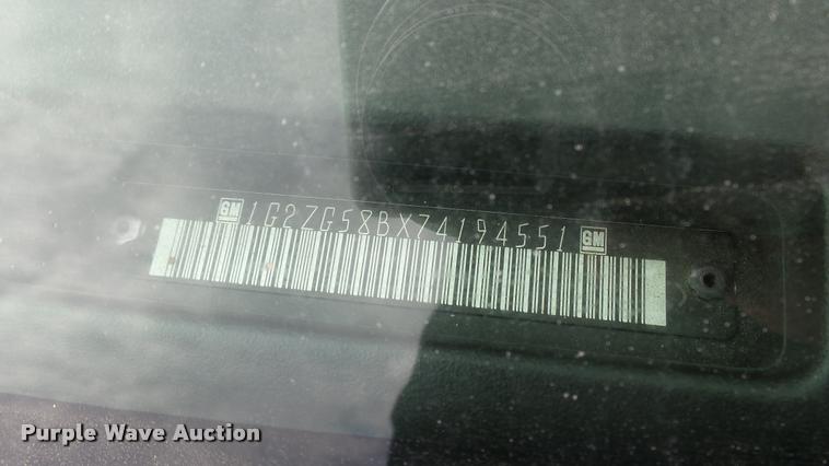 image for item DA0398 2007 Pontiac G6