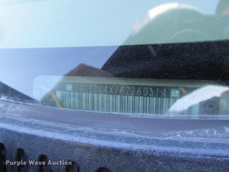 image for item AG9056 2006 Chevrolet Silverado 1500 pickup truck