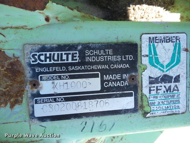 image for item AG9063 2007 Schulte XH1000 batwing rotary mower
