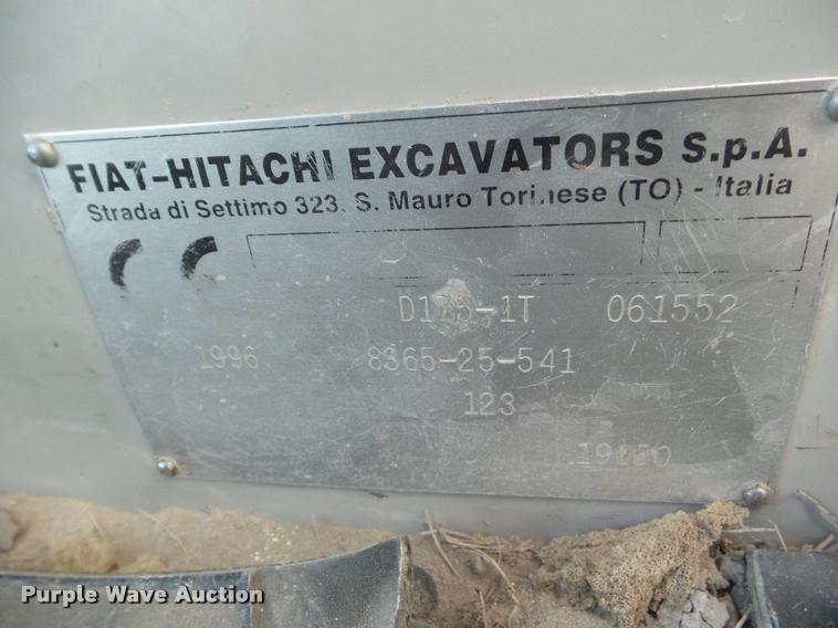 image for item DA7728 1996 Fiat-Allis FD175 dozer