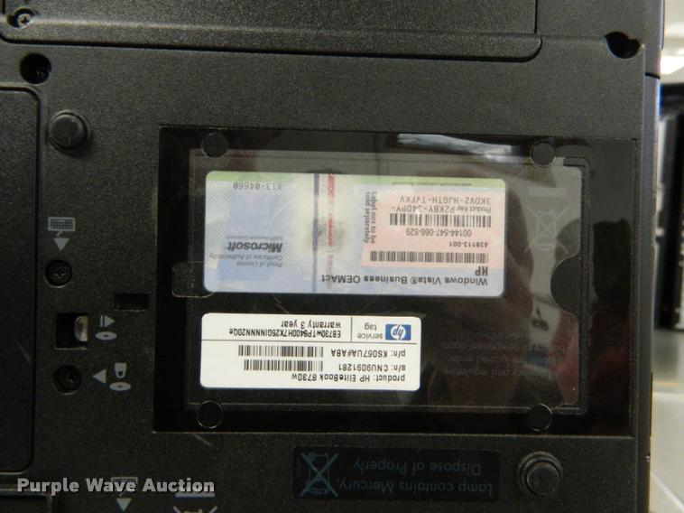 image for item DA9670 (3) HP Elitebook 8730W laptop computers