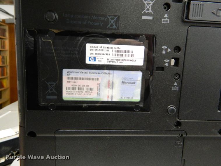image for item DA9671 (3) HP Elitebook 8730W laptop computers