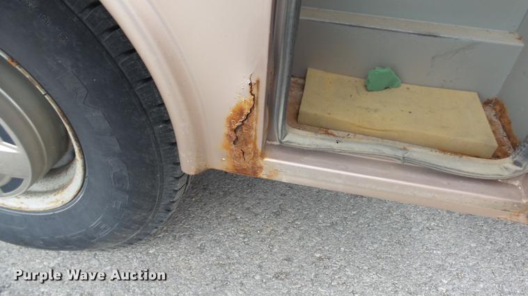 image for item DB0704 1997 Ford F250 Super Duty XL Crew Cab utility bed pickup truck