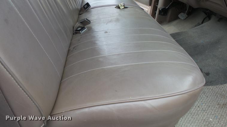 image for item DB0704 1997 Ford F250 Super Duty XL Crew Cab utility bed pickup truck