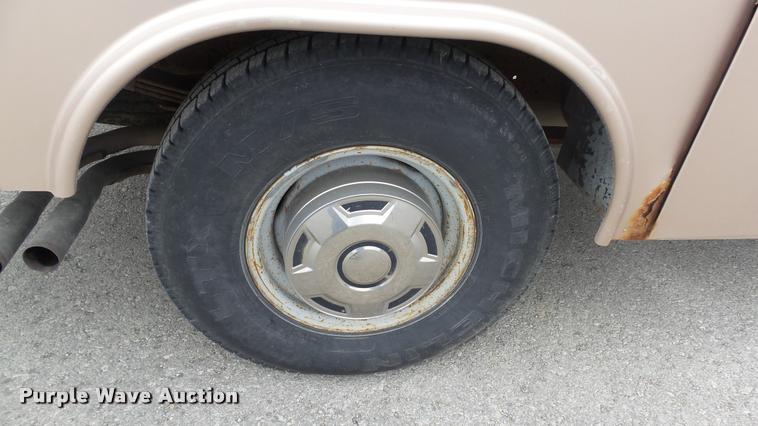 image for item DB0704 1997 Ford F250 Super Duty XL Crew Cab utility bed pickup truck