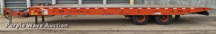 image for item DB1916 1998 Landoll 345B tilt deck equipment trailer