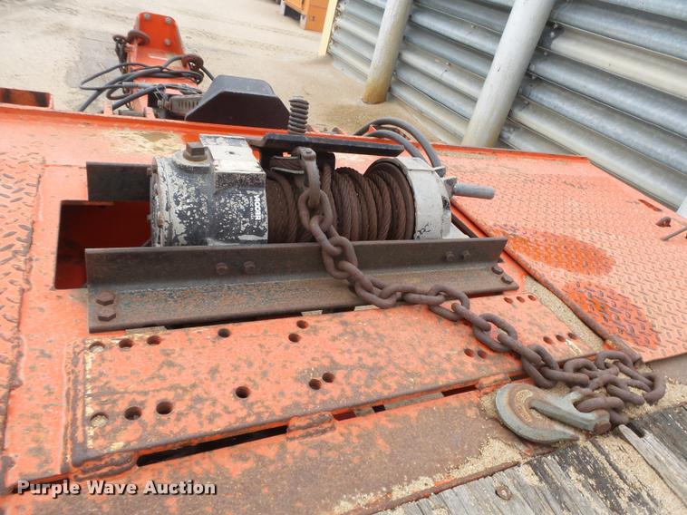 image for item DB1916 1998 Landoll 345B tilt deck equipment trailer