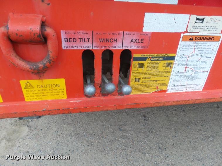 image for item DB1916 1998 Landoll 345B tilt deck equipment trailer