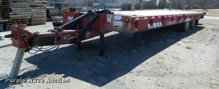 image for item K2736 2004 Landoll 345C tilt deck equipment trailer