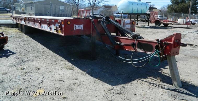 image for item K2736 2004 Landoll 345C tilt deck equipment trailer