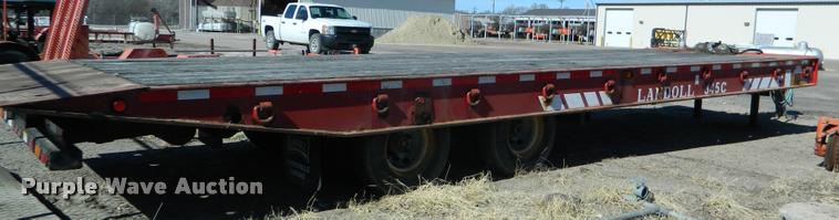 image for item K2736 2004 Landoll 345C tilt deck equipment trailer