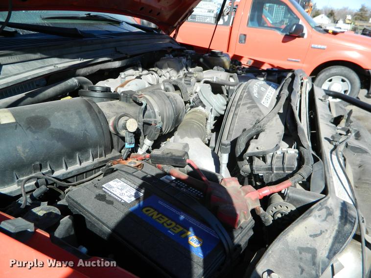 image for item K2743 2008 Ford F250 Super Duty utility bed pickup truck